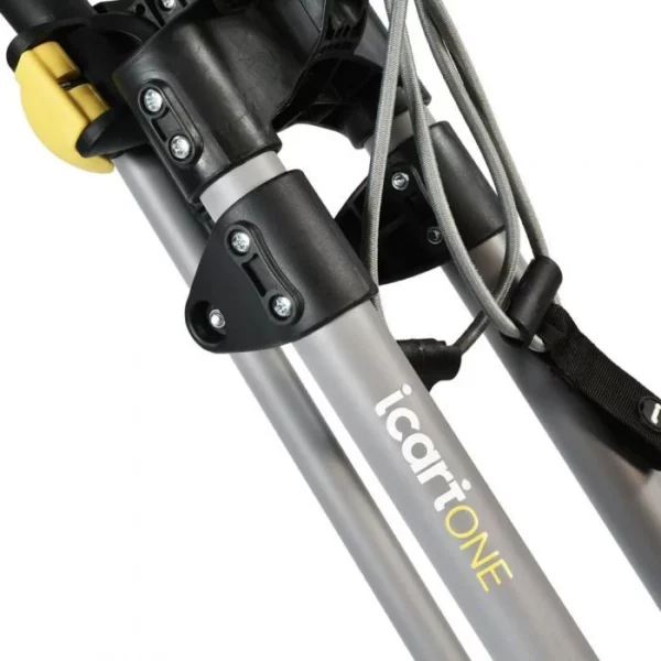 ICart One 3-Wheel Push Trolley – Black / Grey 5 ICart One 3-Wheel Push Trolley – Black / Grey - Image 5