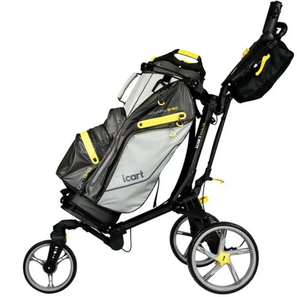 I-Cart Volta 360 3 Wheel Push Trolley – Black 2 I-Cart Volta 360 3 Wheel Push Trolley – Black - Image 2