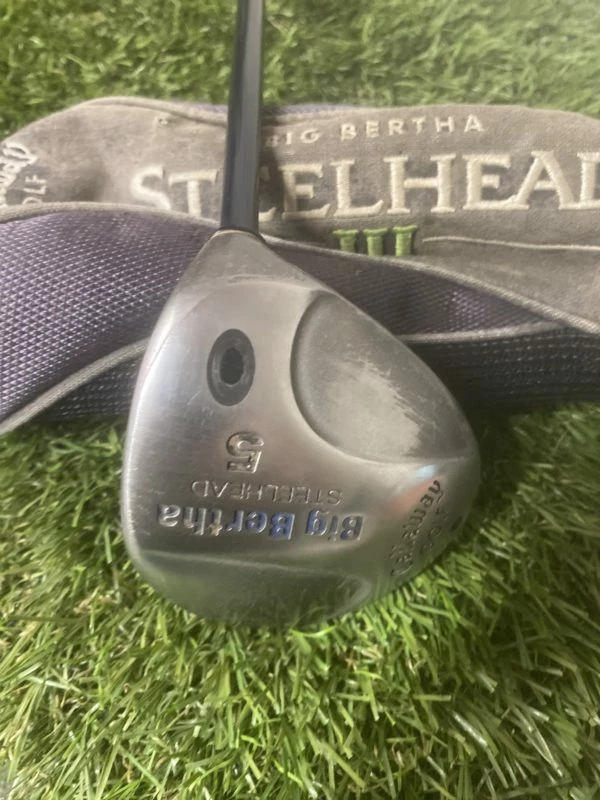 Callaway Big Bertha Steelhead 5 Wood // Firm 1 Callaway Big Bertha Steelhead 5 Wood // Firm