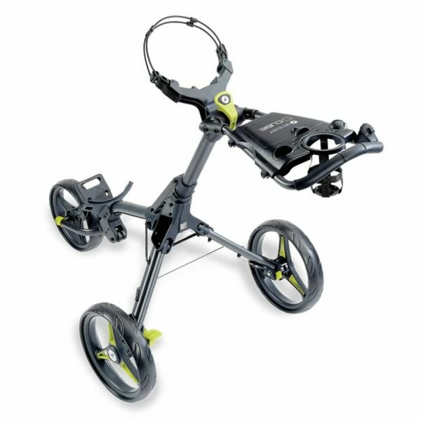 Motocaddy Cube Push Trolley 2022 ( Graphite/Lime) 2 Motocaddy Cube Push Trolley 2022 ( Graphite/Lime) - Image 2