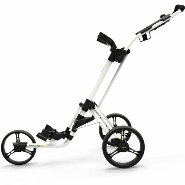 Powakaddy Twinline 5 Push Cart (White) 4 Powakaddy Twinline 5 Push Cart (White) - Image 4