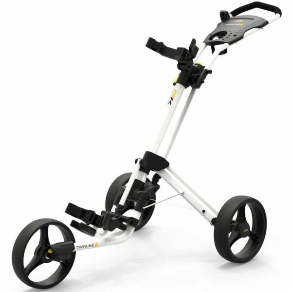 Powakaddy Twinline 5 Push Cart (White) 1 Powakaddy Twinline 5 Push Cart (White)
